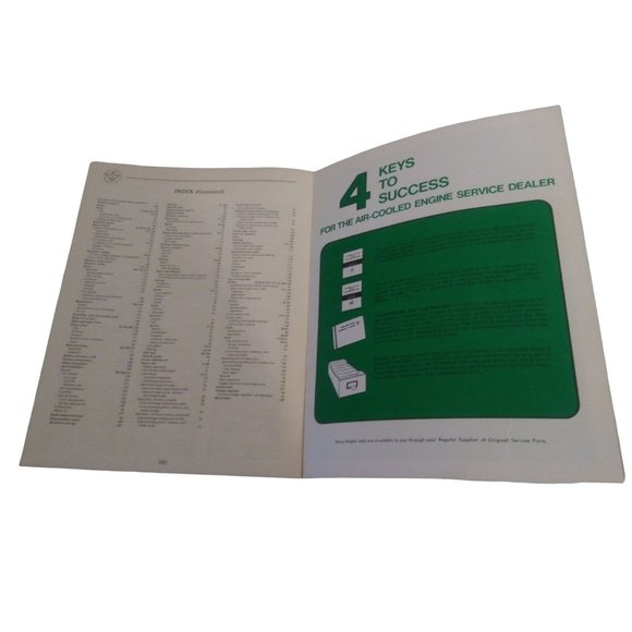 Air Cooled Engines Mechanics Training Manual 1974 Engine Service Association - Picture 14 of 14